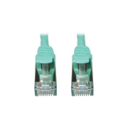 Tripp Lite Cat6 Cable Shielded Slim M/m Aqua 3ft (N262S03AQ)