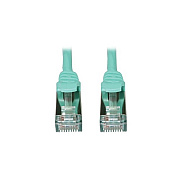 Tripp Lite Cat6 Cable Shielded Slim M/m Aqua 5ft (N262S05AQ)
