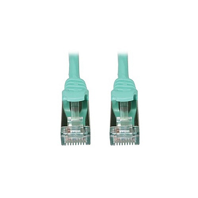 Tripp Lite Cat6 Cable Shielded Slim M/m Aqua 6ft (N262S06AQ)