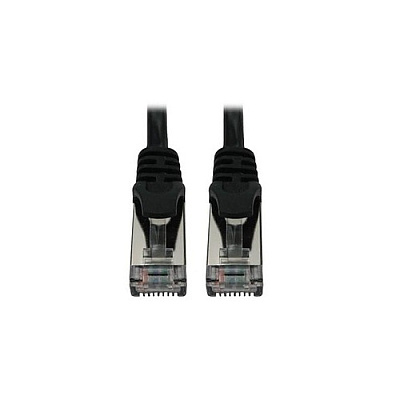 Tripp Lite Cat6 Cable Shielded Slim M/m Black 10ft (N262S10BK)