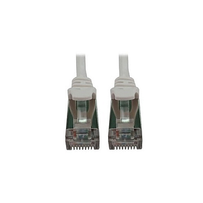 Tripp Lite Cat6 Cable Shielded Slim M/m White 15ft (N262S15WH)