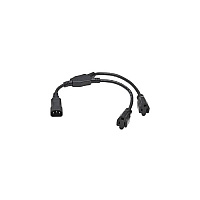 Tripp Lite Power Cord Y Splitter C14 - 2x5-15r 18in (P00218N2R)