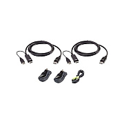 Aten 10ft. Single Display Displayport Universal Secure Kvm Cable Kit (2L7D02UHDPX5)