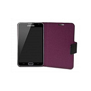 Syba Multimedia Pu Leather Portfolio Case+stand, Microfiber Lining Interior, With Screen Protector, Black Color Fo R Samsung Galaxy Note 5.3 (CLACC62048)