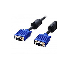 Syba Multimedia 6 Ft Vga Hd15 Male To Male, Ferrite Cores, Nickel Plated (CLCAB32002)