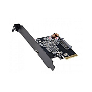 Syba Multimedia Single Port Usb-c 3.2 Gen 2x2 Pci-e Gen 3 X4 Expansion Card (SDPEX20235)