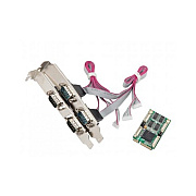 Syba Multimedia 4 Port Rs422/485 Serial Db9 Mini Pci-e Controller Card (SIMPE15047)