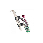Syba Multimedia 2 Port Rs-422/485 Serial Db9 Mini Pci-e Controller Card (SIMPE15048)
