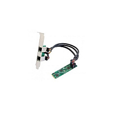 Syba Multimedia Dual 2.5 Gigabit M.2 B+m Key Ethernet Network Expansion Card (SIMPE24078)
