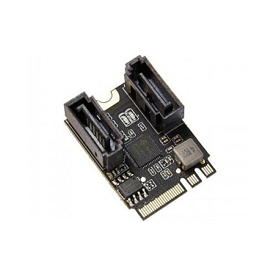 Syba Multimedia 2 Ports Non-raid Sata Iii 6gb/s To M.2 A+e Key 22x30 Mm (SIMPE40160)