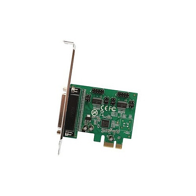 Syba Multimedia 2 Port Db9 Serial And 1 Port Db25 Parallel Printer Pci-express 2.0 X1 Combo Card (SIPEX50103)