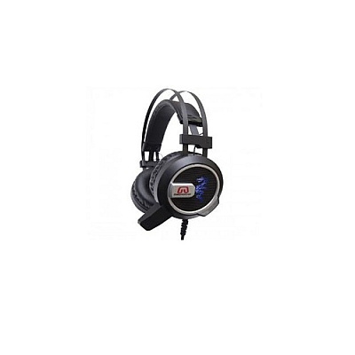 Syba Multimedia Falcon Over The Ear Stereo Pc Gaming Headset With Microphone Led Lights (SYAUD63113)