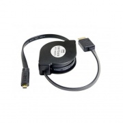 Syba Multimedia 4 Ft Retractable Hdmi Type A Male To Micro Hdmi Type D Male Cable (SYCAB31030)