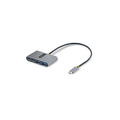 StarTech 4-port Usb-c Hub With 100w Power Delivery Pass-through Charging, 2x Usb-a + 2x Usb-c, 5gbps, 1ft (30cm) Cable, Portable Usb Type-c To Usb-a/c Hub (5G2A2CPDBUSBCHUB)