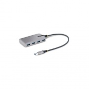 Startech.Com 4-port Usb Hub, Usb 3.0 5gbps, Bus Powered Usb-a To 4xa Hub W/optional Aux Power Input, Portable Desktop/laptop Expansion, 1ft/30cm Attached Cable (5G4AB-USB-A-HUB)