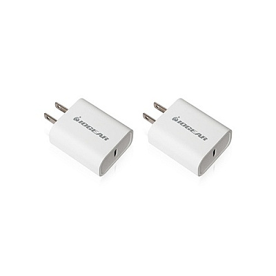 Iogear Gearpower 20w Usb-c Smartphone Charger 2 Pack (GPAWC20W2P)
