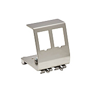 Tripp Lite 2-port Metal Din-rail Mounting Module For Snap-in Keystone Jacks (N063002)