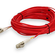 Add-On 15m Lc M/m Om4 Red Fiber Patch Cbl (ADDLCLC15M5OM4RD)