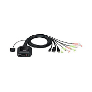 Aten 2-port Usb-c Displayport Hybrid Cable Kvm (CS52DP)