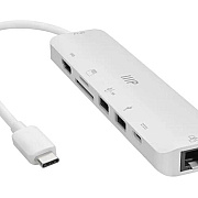 Monoprice 7-in-1 Usb-c Multiport 4k Hdmi Adapter (43790)