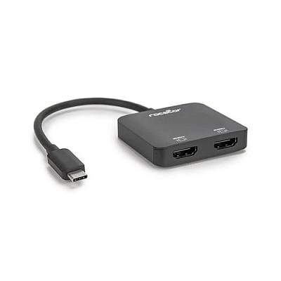 Rocstor Usb-c To Dual Hdmi Multi Monitor Adapter (Y10A203B1)