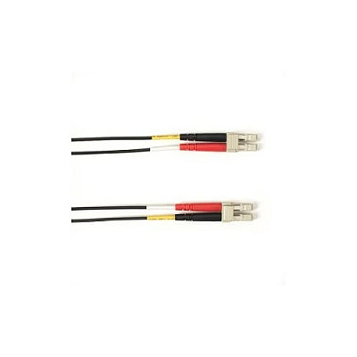 Black Box Sm Fo Patch Cable Duplx, Lszh, Bk, Lclc, 10m, Non-cancelable, Non-returnable (FOLZHSM010MLCLCBK)