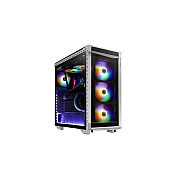 A-Data Battle Cruiser Mid-tower Pc Case White E-atx Tempered Glass Side Panels 4 Rgb Fans 2 Year Warranty (15260042)