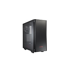 A-Data Invader Mid-tower Pc Case Black Atx Tempered Glass Side Panel Adjustable Argb Downlight 2 Argb Fans 2 Year Warranty (15260044)