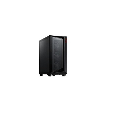 A-Data Cruiser Mid-tower Pc Case Black Atx Tempered Glass Panel Aluminum Frame 3 Argb Fans 2 Year Warranty (15260102)