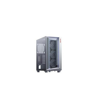 A-Data Cruiser Mid-tower Pc Case White Atx Tempered Glass Panel Aluminum Frame 3 Argb Fans 2 Year Warranty (15260103)