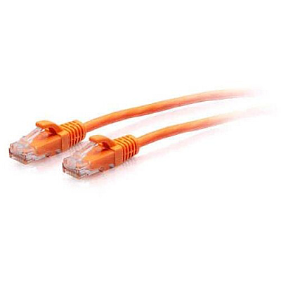 C2G 1ft Cat6a Orange Slim Ethernet (C2G30174)