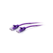 C2G 1ft Cat6a Purple Slim Ethernet (C2G30188)