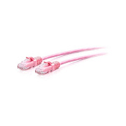 C2G 5ft Cat6a Pink Slim Patch Cable (C2G30197)