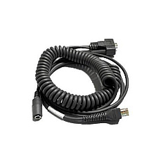 Code 8-ft Coiled Rs232 Cable, Us Power Supply (CRAC503)