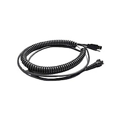 Code 8-ft Coiled Rs232 Cable With Rj45 Connector (CRAC516)
