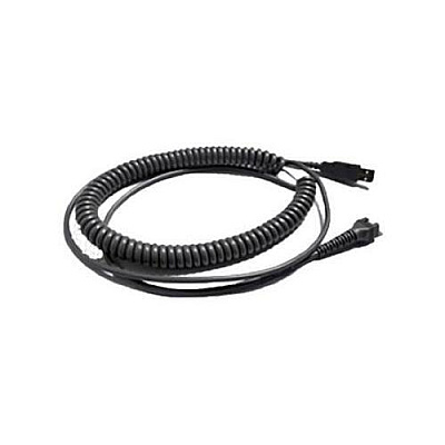 Code 8-ft Coiled Rs232 Cable With Rj45 Connector (CRAC516)