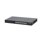 Intellinet 24-port Gigabit Ethernet Poe+ Switch With Four 10g Sfp+ Uplinks (561761)