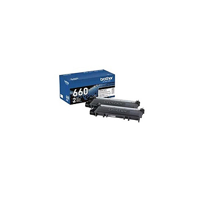 Brother High-yield Black Toner Cartridge Twin Pack Tn660 2pk (TN6602PAK)