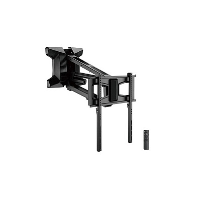 Monoprice Motorized Electric Above Fireplace Mantel Pull-down Full-motion Tv Wall Mount For Tvs 37in To 80in_ Weight Capacity 77lbs (44168)