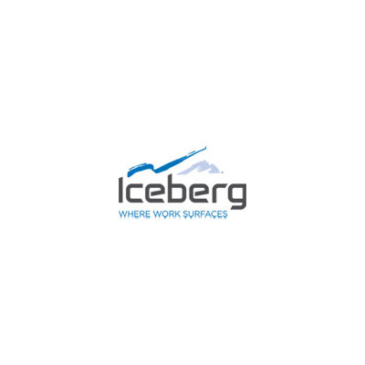 Iceberg Rough N Ready Wide-Format Big And Tall Stack Chair, Supports Up To 500 Lb, Platinum Seat/Back, Silver Base, 4/Carton (ICE64123)