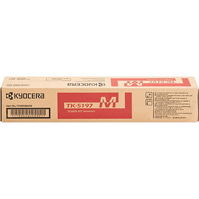 Kyocera (TK-5197M) Magenta Toner Cartridge (7,000 Yield) (1T02R4BUS0)