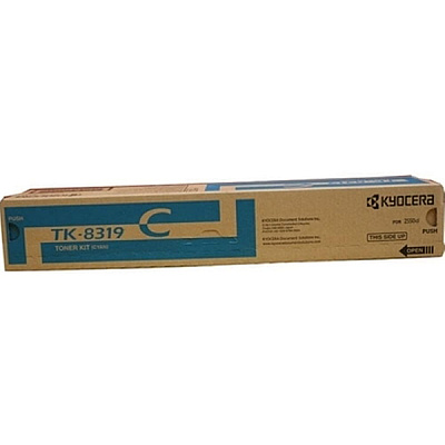 Kyocera (TK-8319C) Cyan Toner Cartridge (6,000 Yield) (1T02MVCCS0)