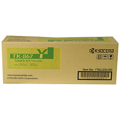 Kyocera Yellow Toner Cartridge (12,000 Yield) (TK867Y)