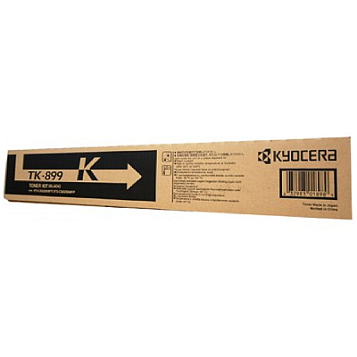 Kyocera (TK-899K) Black Toner Cartridge (12,000 Yield) (1T02K00CS0)