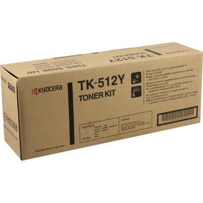 Kyocera Yellow Toner Cartridge (8,000 Yield) (TK512Y)