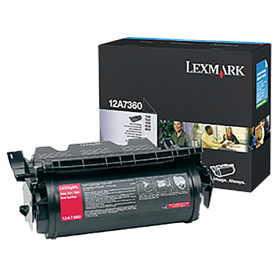 Lexmark 12A7360 Black Cartridge