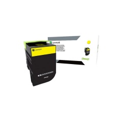 Lexmark (700H4) High Yield Yellow Toner Cartridge (3,000 Yield) (70C0H40)