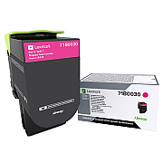 Lexmark Magenta Non-Return Program Toner Cartridge (2,300 Yield) (71B0030)