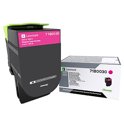 Lexmark Magenta Non-Return Program Toner Cartridge (2,300 Yield) (71B0030)