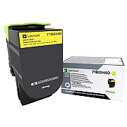 Lexmark Yellow High Yield Non-Return Program Toner Cartridge (3,500 Yield) (71B0H40)